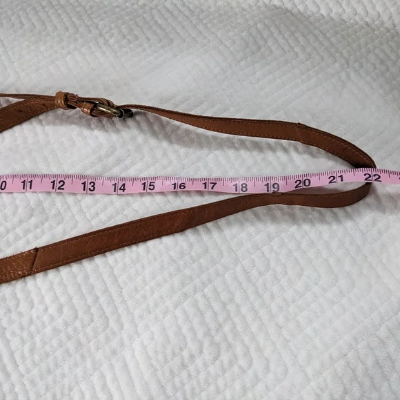 Vilenca Holland Small Brown Woven Leather Crossbody Bag Purse Daily Travel - Picture 16 of 16